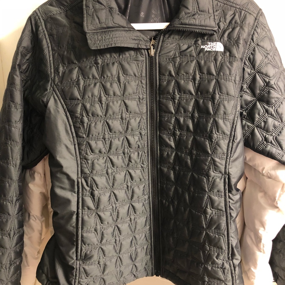 Black North Face inner shell ski jacket